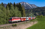 1142 632 mit dem REX 3908 (Seltzthal - Linz Hbf) bei Windischgarsten 27.4.24