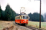 ET 23 106 der privaten Lokalbahn Gmunden-Vorchdorf (06.04.1986)