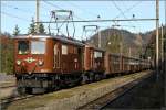 E-Loks 1099 007 & 1099 010 fahren mit REX 6807  tscherbr  von St.Plten nach Mariazell. 
Mitterbach 29.11.2009