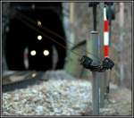 1099.004 im Schnautunnel, kurz nach Schwarzenbach, am 1.4.2006.