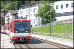 11.Juli 2024 in Zell am See. Die Pinzgauer Lokalbahn erreicht Pünktlich Ihr Ziel. 