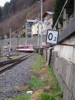 Regionalzug aus Branberg vor Zell am See.05.04.2010