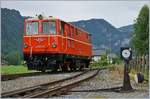 Die ÖBB 2095.13, nun bei der BWB im Einsatz, rangiert in Bezau, um den Morgenzug nach Schwarzenberg (Bahnhof) zu übernehmen.