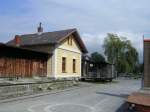 ehemalige Bregenzerwaldbahn, Bahnhof Andelsbuch.