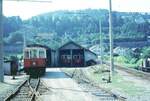 Stubaitalbahn__Stubaitalbahnhof Bergisel, Tw 1, 2 und 4 [Graz/AEG; 1904 und 1905] vor bzw.