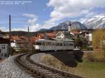 N81 passiert Natters bergwrts, die Station liegt schon hinter ihm, wir stehen hier am Ortsende.