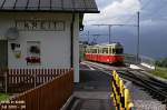 N°86 der Stubaitalbahn steht im wunderbar erhaltenen Bahnhof Kreith, wo er auf die Abfahrt nach Fulpmes wartet.