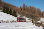 IVB 351 ist auf der Fahrt nach Fulpmes am 05.01.2011 zw.