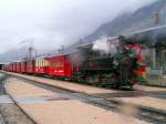 Lok3 mit den Nostalgie-Wagen fr Winterdampfsonderzug Nr211; 080312