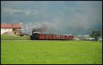 sterreichurlaub 2008 - Zillertalbahn: Der morgentliche Dampfzug von Jenbach nach Mayrhofen.