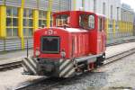 Die D11 der Zillertalbahn (gebaut bei O&K Dortmund) wartet am 05.04.09 auf den nchsten Arbeitstag im Bahnhof Jenbach.