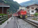 D10 der ZB bei der Einfahrt in den Bahnhof Zell am Ziller 