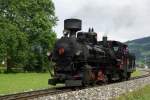 Lok 4 der Zillertalbahn in Mayrhofen am 08.09.2010 .