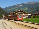 Zillertalbahn in Zell am Ziller Bahnhof.