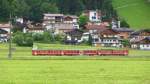 VT 7  Adolf Troppmair  als R 149 (Jenbach->Mayrhofen) bei Strass im Zillertal.