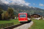 R 141 der Zillertalbahn vor Zell am Ziller (21.10.2011)