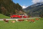 D13 mit R 143 der Zillertalbahn in Zell am Ziller (21.10.2011)