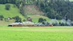 Zillertalbahn-Dampfzug bei Fgen i.Z.