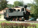 Zillertalbahn Tenderlok Nr.1 (Krauss & Cie Linz a/D.1900)als Denkmal in Jenbach.17.09.06