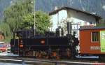 Vor dem abendlichen Personenzug nach Jenbach steht die 1902 von Krauss/Linz unter der Fabrik-Nr.