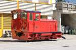 D11 (Orenstein & Koppel - Dortmund Dorstfeld; Baujahr: 1960) der Zillertaler Verkehrsbetriebe AG auf Jenbach Zillertalbahn am 2-8-2013.