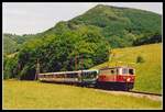 1099 002 mit R6813 bei Kirchberg an der Pielach am 19.05.1999.