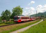 Der 5090 014 und 5090 009 konnte ich am 20.5.2009 kurz nach der Ausfahrt von Kirchberg an der Pielach fotografieren.