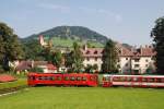 5090 007 und ein weiterer 5090er bildeten am 19.August 2009 den Regionalzug nach St.Plten von Laubenbachmhle.