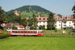 Der 5090 015 bildete am 18.August 2009 einen Regionalzug von St.Plten nach Laubenbachmhle.