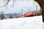 1099 011 fhrt mit dem Regionalzug 6811 von St.Plten nach Mariazell.