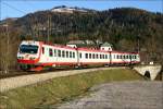 4090 002 + 001  Pielach  als R 6818 von Mariazell nach St.Plten Wienerbruck-Josefsberg 17.04.2010