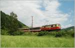 Dieses Bild zeigt die 1099 016 OBER-GRAFENDORF mit dem R 6813/16 von St.Plten nach Mariazell am 24.6.2010 bei der Einfahrt Rabenstein/Pielach.