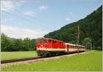 Die 2095 015 zog am 24.6.2010 den R 6833/36 nach Laubenbachmhle.