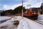 Die fast 100 Jahre alten E-Loks der BR 1099, 1099 013 & 010 ziehen den R 6807  tscherbr  von St.Plten nach Mariazell.Seit Fahrplanwechsel gehrt die Mariazellerbahn zur Niedersterreichischen