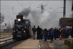 Weihnachtszug ins Dirndltal 2010 - berraschenderweise wurde der Zug bereits ab St.Plten mit der Dampflok Mh.6 bespannt.