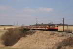 1099.008 mit dem R 6813 bestehend aus 4 Jaffa Wagen auf der Matzersdorferbrcke.