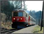 1099 013 bei der Einfahrt in Schwerbach am 1.4.2006