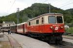 BB 1099 010-9 mit E 6841 (nach Mariazell), Kirchberg a. d. Pielach, 21.05.2006