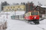 Am Hotel Winterbach vorbei fhrt 1099 004 mit dem R 6804 von Mariazell nach St.Plten.