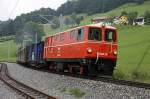 2095.10 hat am 6.07.2013 mit Zug 6809 (Gemeindealpe) soeben den Bahnhof Laubenbachmhle verlassen.