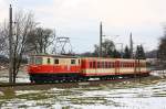 1099 016 mit dem mittglichen Schlerzug - Nadelbach - 21/02/2013