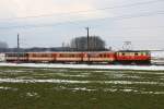 1099 016 mit dem mittglichen Schlerzug - bei Nadelbach - 21/02/2013