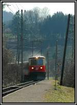 1099 013 bei der Einfahrt in Schwerbach am 1.4.2006