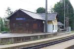 Bahnhof Kirchberg an der Pielach am 27.Juli 2014.