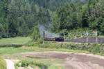 399.06 (angeschrieben als Mh.6) des Eisenbahnclub Mh.6 am 27.Juli 2014 kurz vor dem Bf. Wienerbruck-Josefsberg.