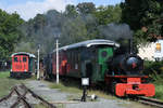 In Pöckstein-Zwischenwässern endet die erhalten gebliebene Strecke der Gurkthalbahn, welche von dem Verein Gurkthalbahn - Kärntner Museumsbahn seit 1974 in Betrieb gehalten wird. (September 2019)