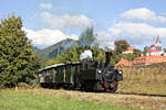 Obwohl von der ehemals 29 vorhandenen Kilometer nur noch 3 vorhanden sind, bietet die Gurktalbahn immer noch nette Fotomotive.