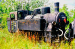 Der Zahn der Zeit nagte sehr an der Dampflok 498.08 , welche bei der Gurktalbahn im Freien  gelagert wurde.