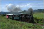 Bn2t  Christl  Hanomag BJ 1916 der Gurktalbahn beim Dampftag 2012, auf der Fahrt von Pckstein Zwischenwssern nach Treibach Althofen.  
Hohenholz 7.8.2012