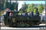 Dampflok BH 1 der Steirischen Murtalbahn im Bahnhof Murau-Stolzalpe. 16.08.2007